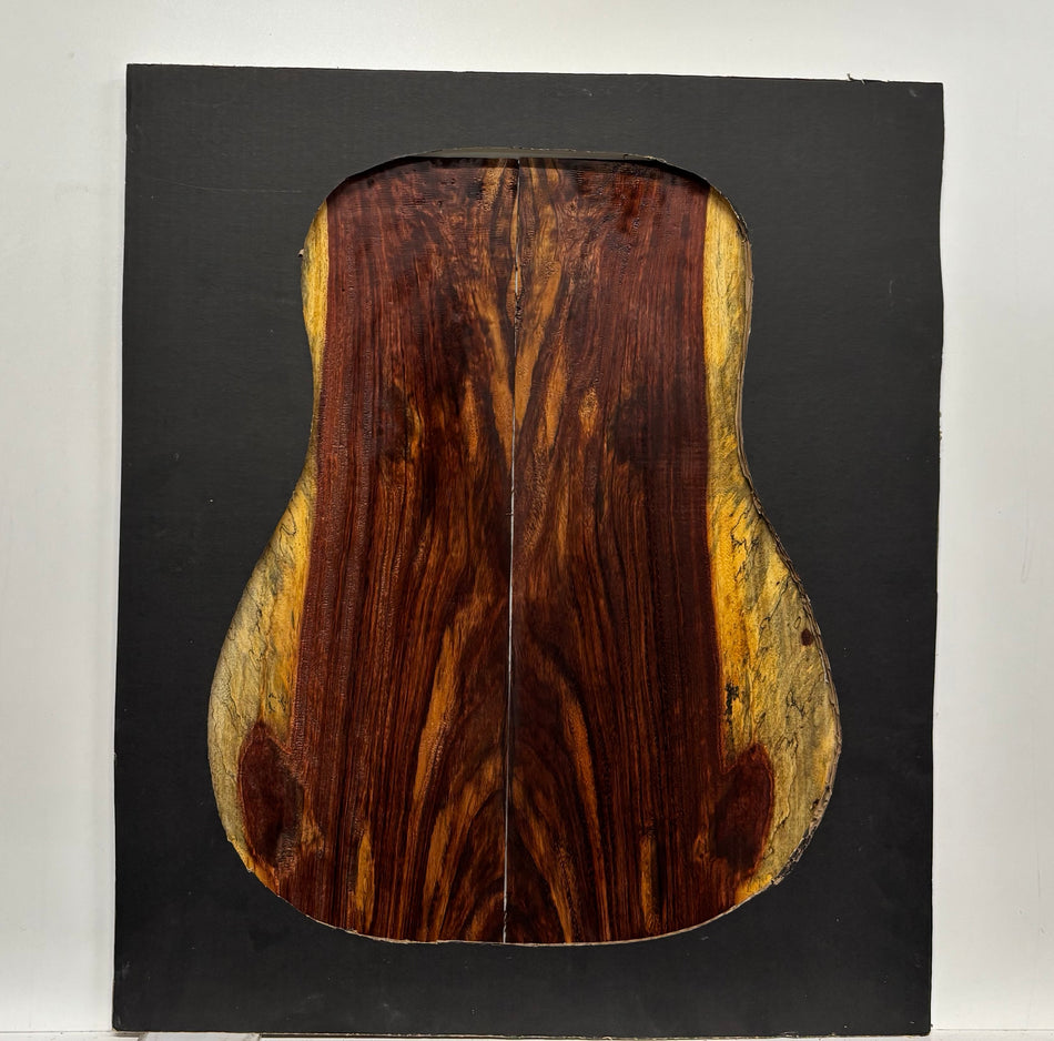 Royal Red Tamarind Dreadnought Guitar Back and Side Set #714