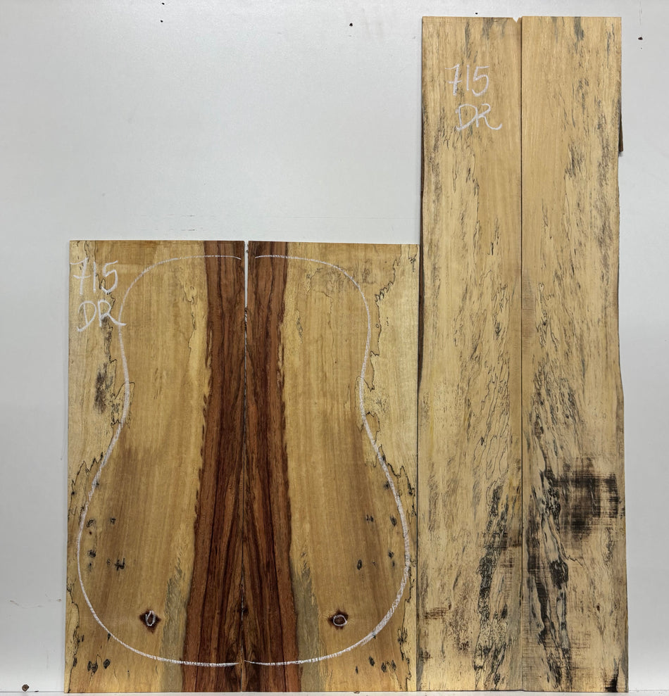 Royal Red Tamarind Dreadnought Guitar Back and Side Set #715