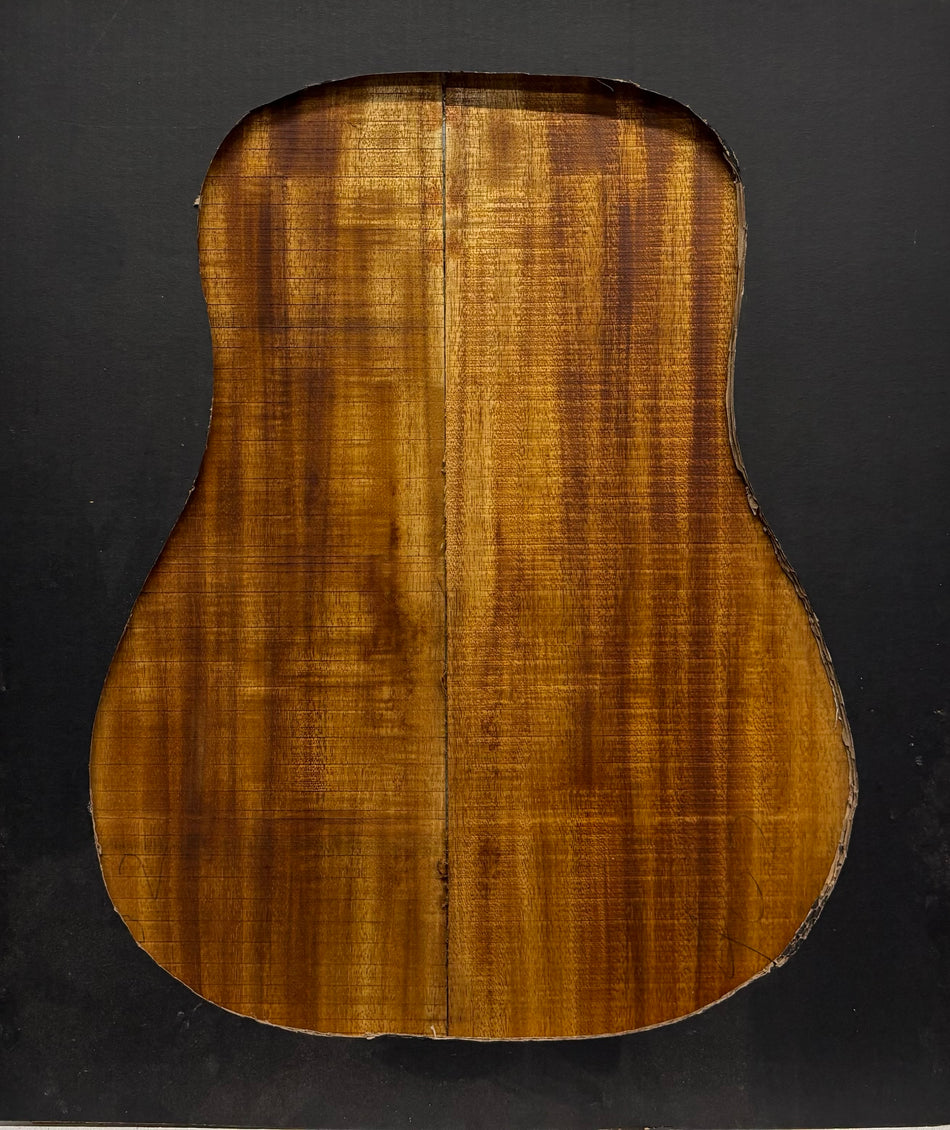 Golden Acacia Dreadnought Guitar Back & Side Set #1020