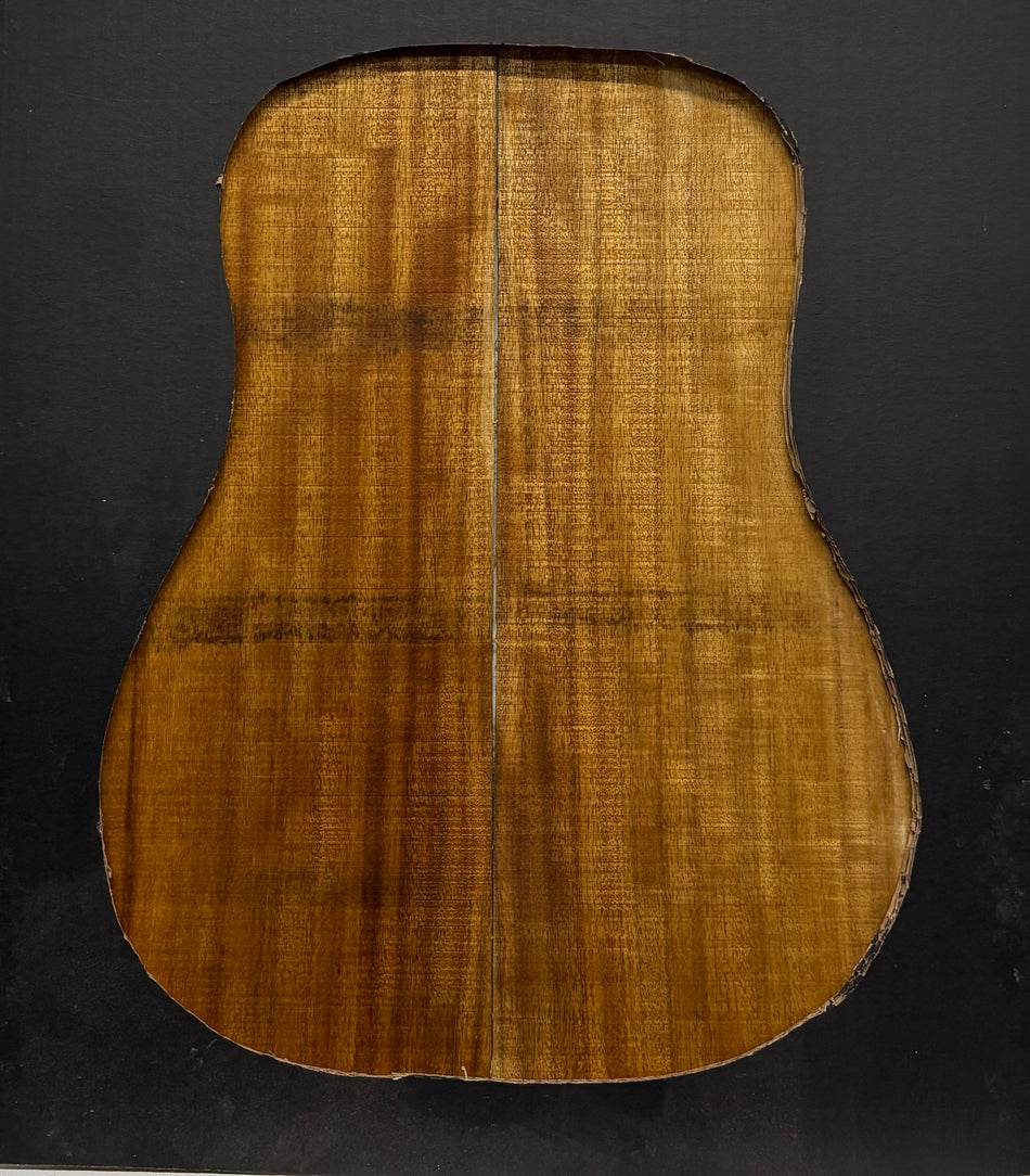 Golden Acacia Dreadnought Guitar Back & Side Set #1024