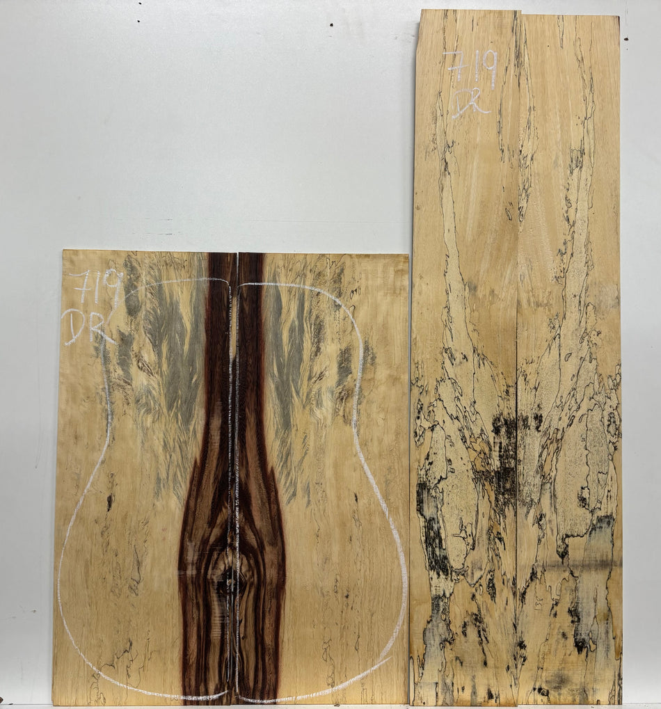 Royal Red Tamarind Dreadnought Guitar Back and Side Set #720