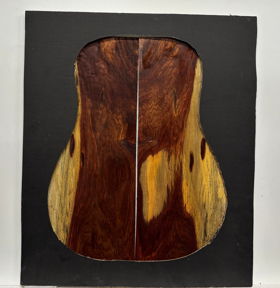 Royal Red Tamarind Dreadnought Guitar Back and Side Set #721