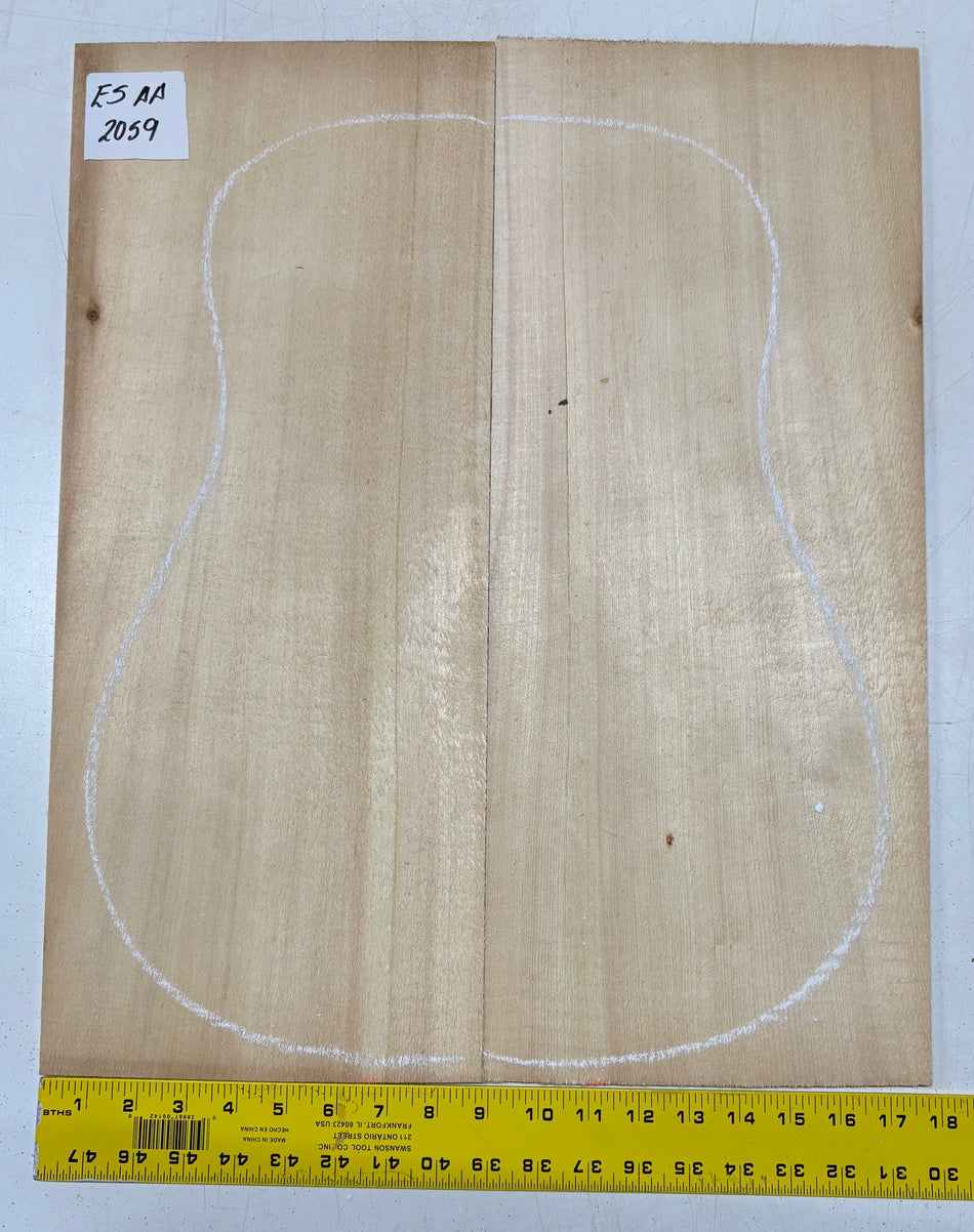 Engelmann Spruce Guitar Top For Dreadnought Guitars ES AA #2059