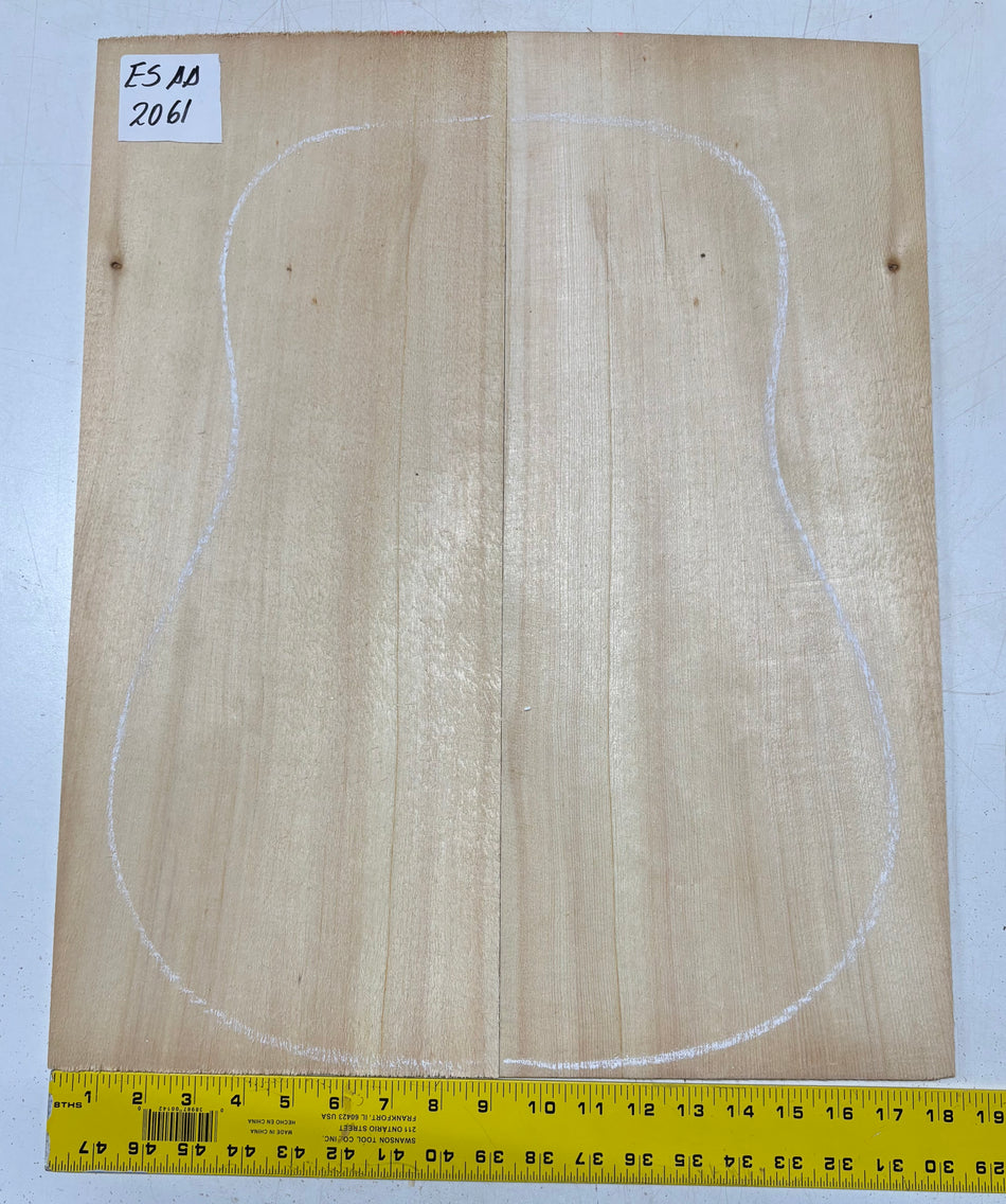 Engelmann Spruce Guitar Top For Dreadnought Guitars ES AA #2061