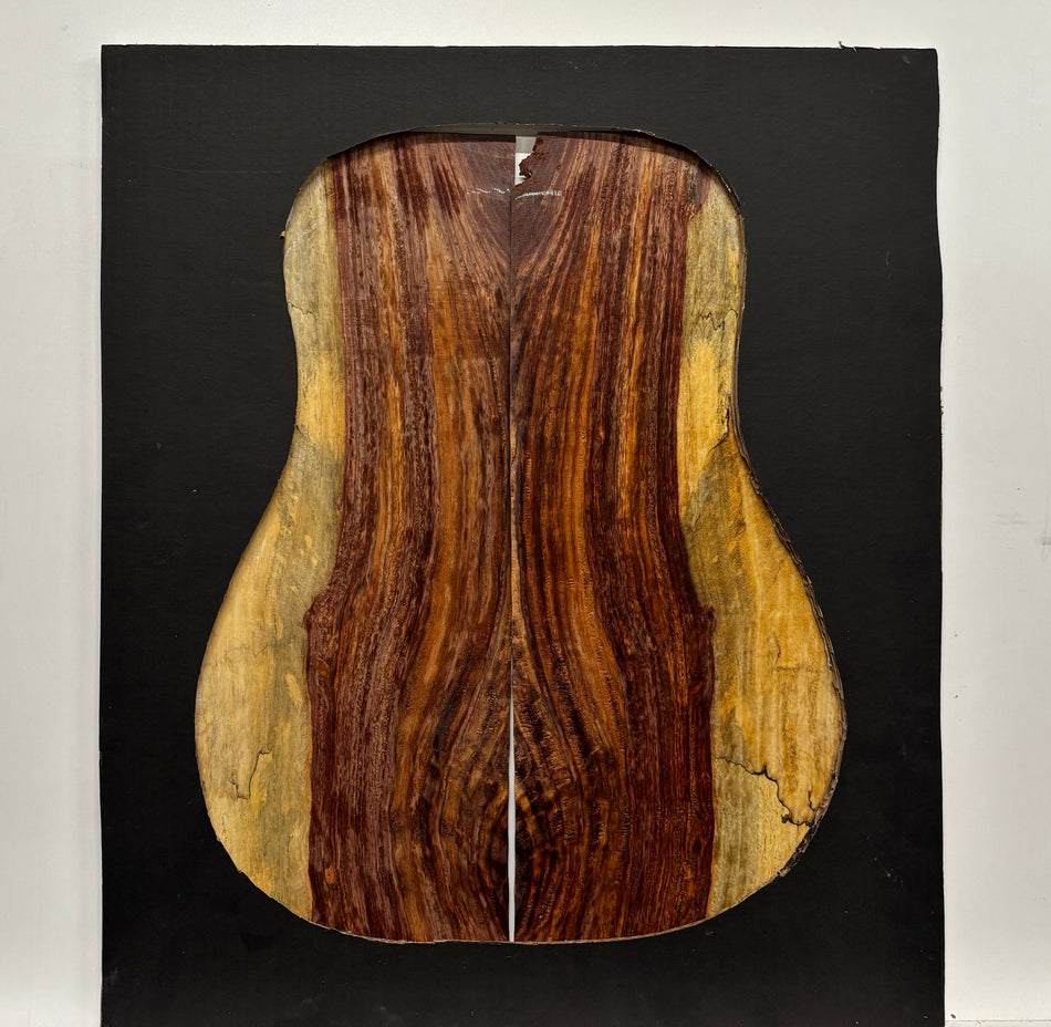 Royal Red Tamarind Dreadnought Guitar Back and Side Set #725