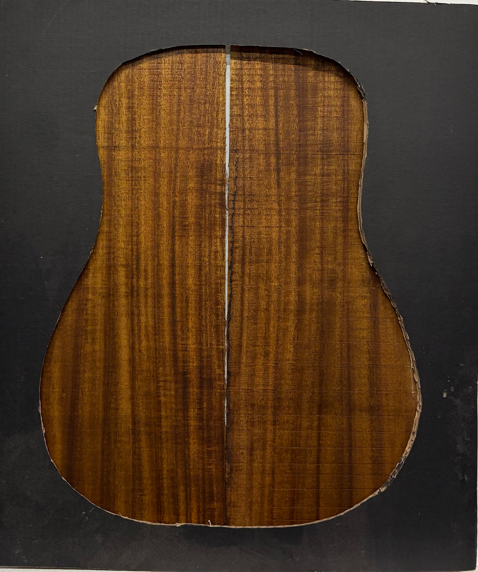 Golden Acacia Dreadnought Guitar Back & Side Set #1031