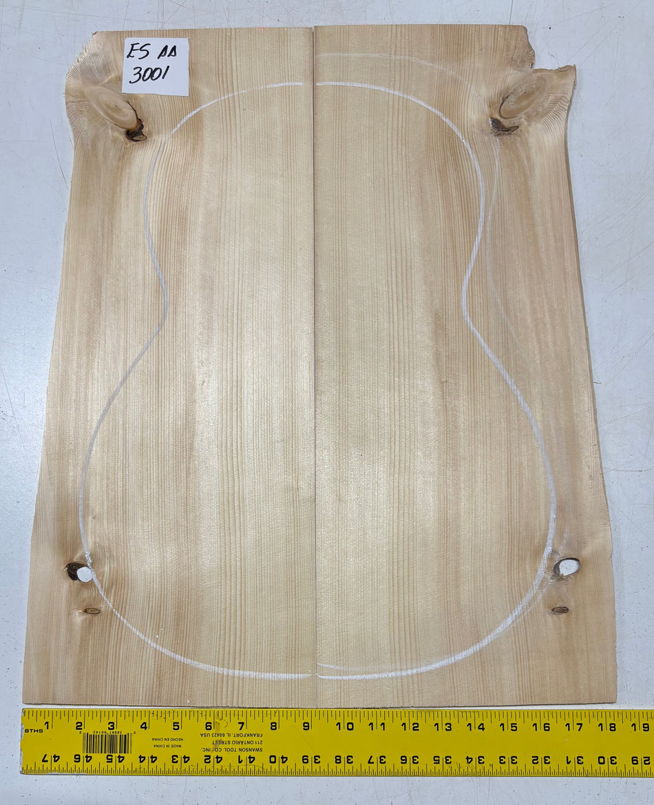 Engelmann Spruce Guitar Top For Classical Guitars ES AA #3001