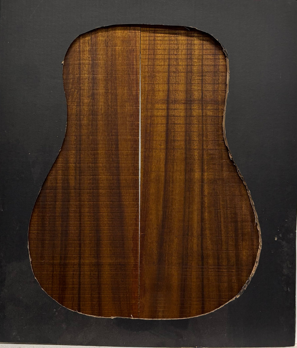 Golden Acacia Dreadnought Guitar Back & Side Set #1032