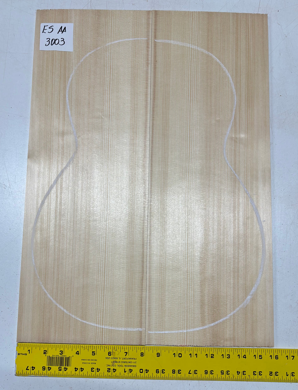 Engelmann Spruce Guitar Top For Classical Guitars ES AA #3003