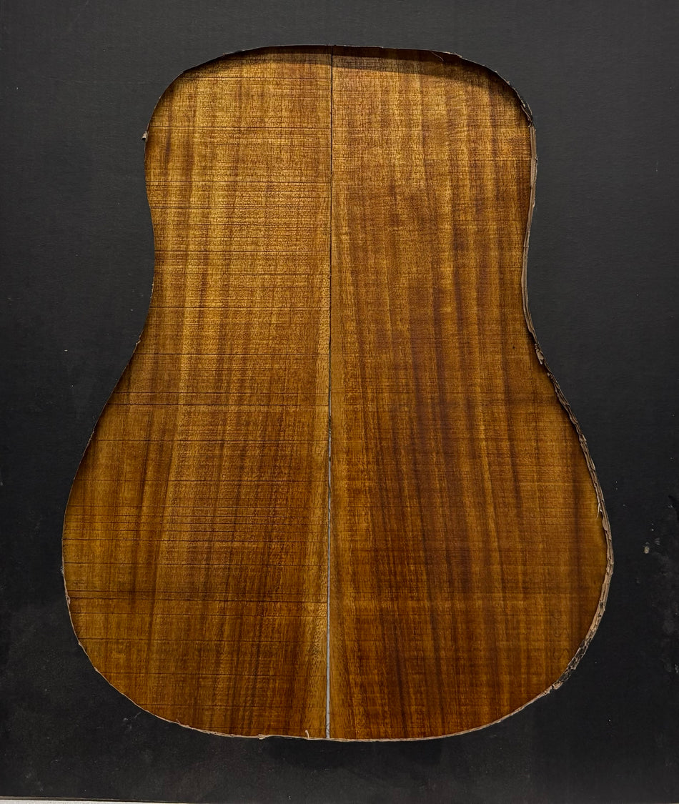 Golden Acacia Dreadnought Guitar Back & Side Set #1033