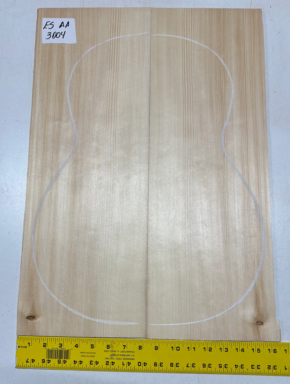 Engelmann Spruce Guitar Top For Classical Guitars ES AA #3004