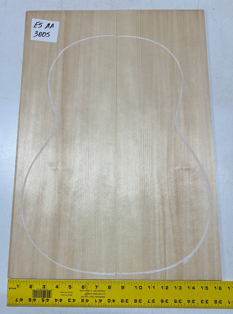 Engelmann Spruce Guitar Top For Classical Guitars ES AA #3005