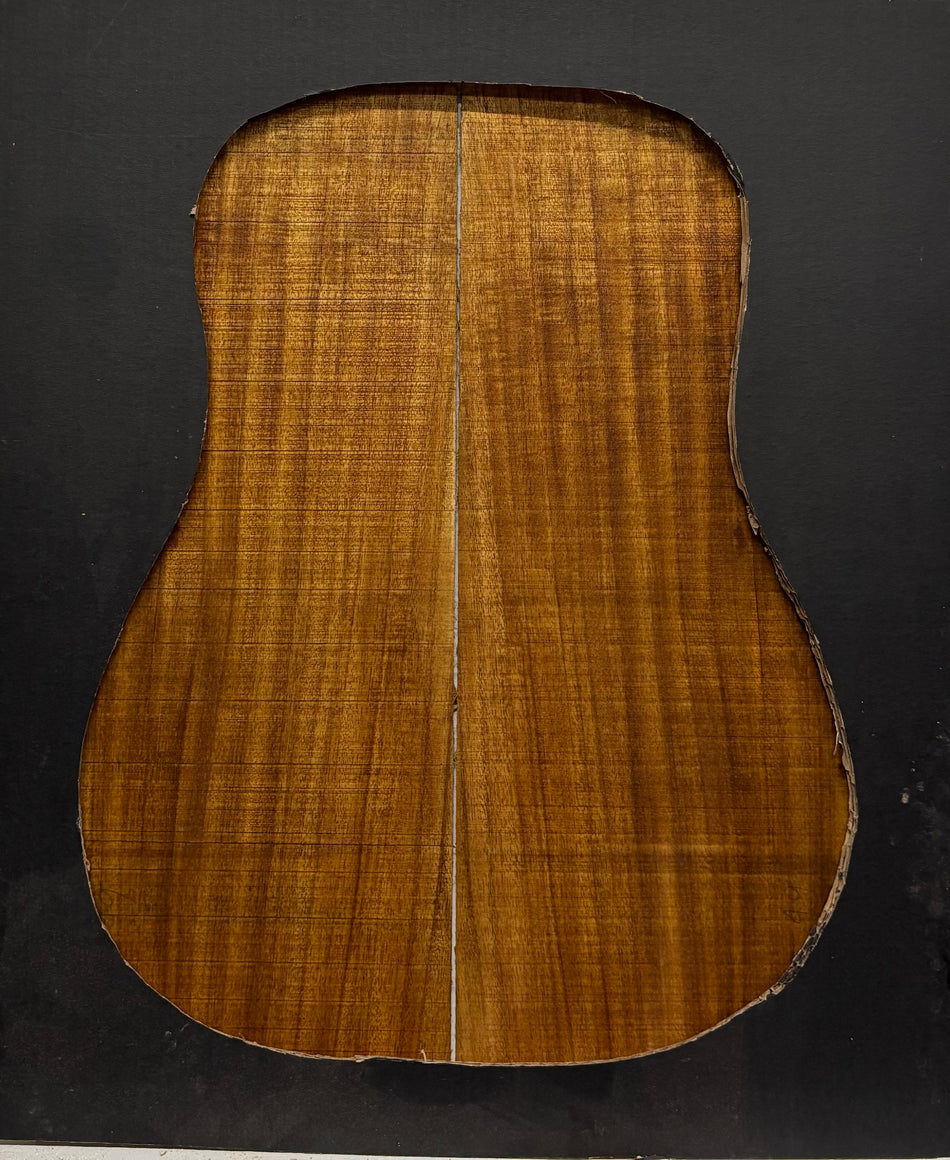 Golden Acacia Dreadnought Guitar Back & Side Set #1034