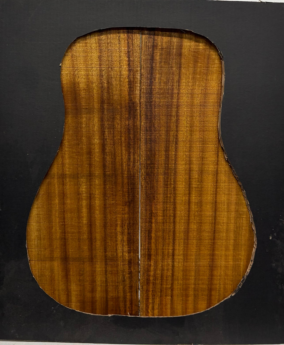 Golden Acacia Dreadnought Guitar Back & Side Set #1036