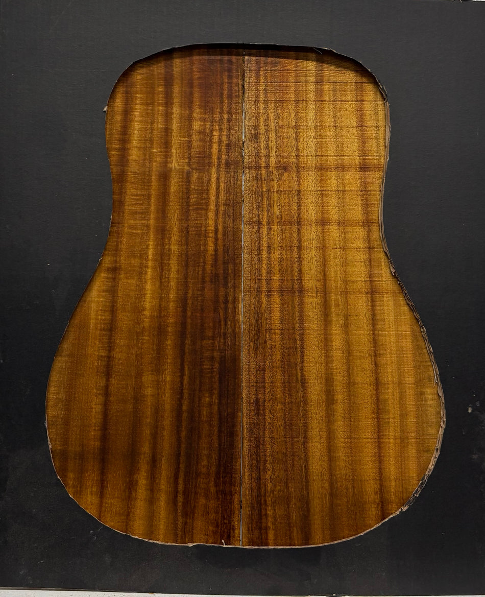 Golden Acacia Dreadnought Guitar Back & Side Set #1037
