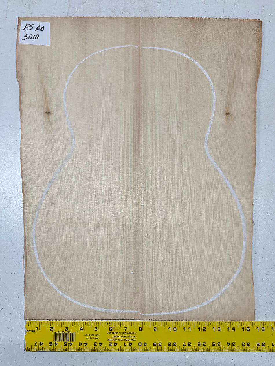 Engelmann Spruce Guitar Top For Classical Guitars ES AA #3010