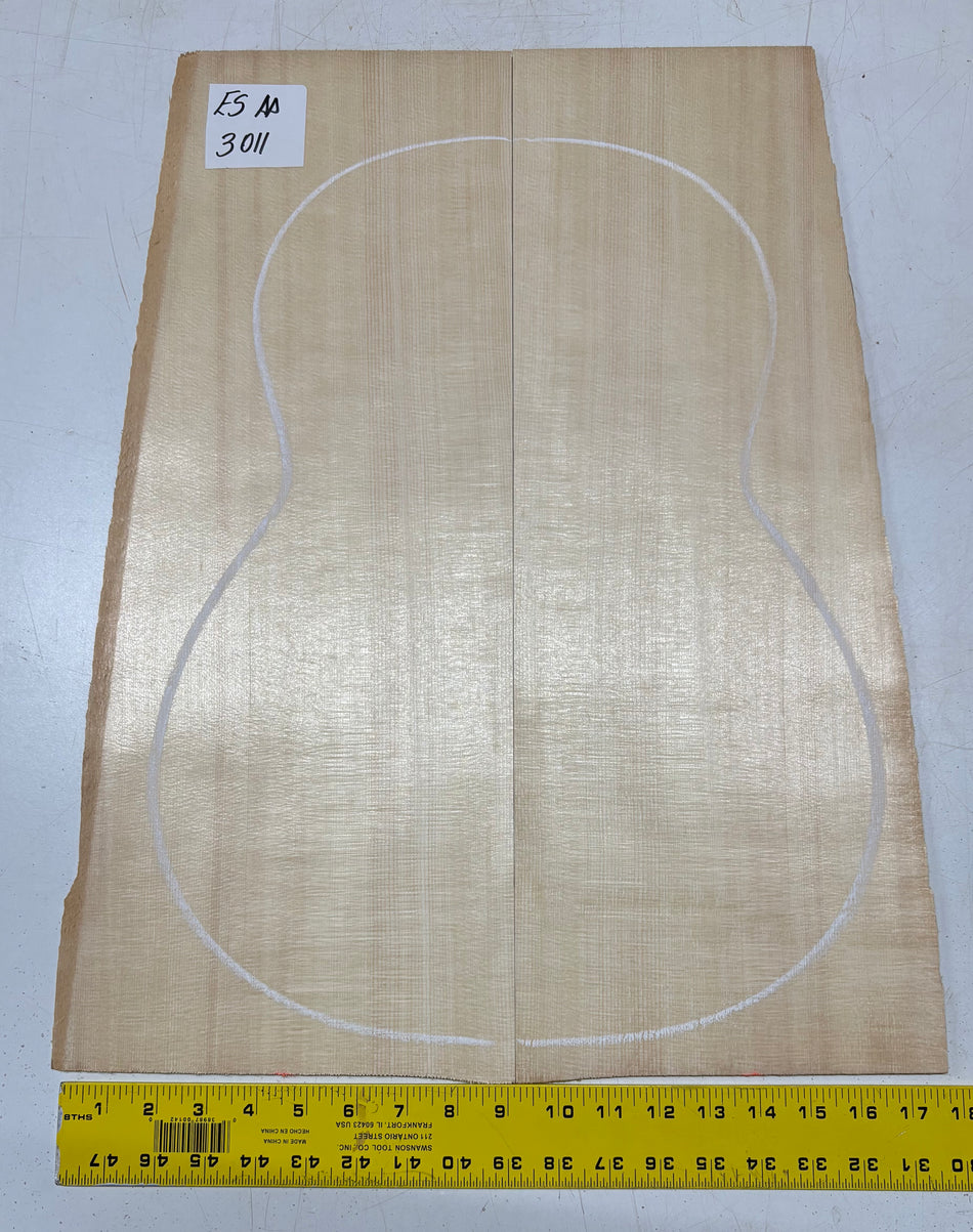Engelmann Spruce Guitar Top For Classical Guitars ES AA #3011