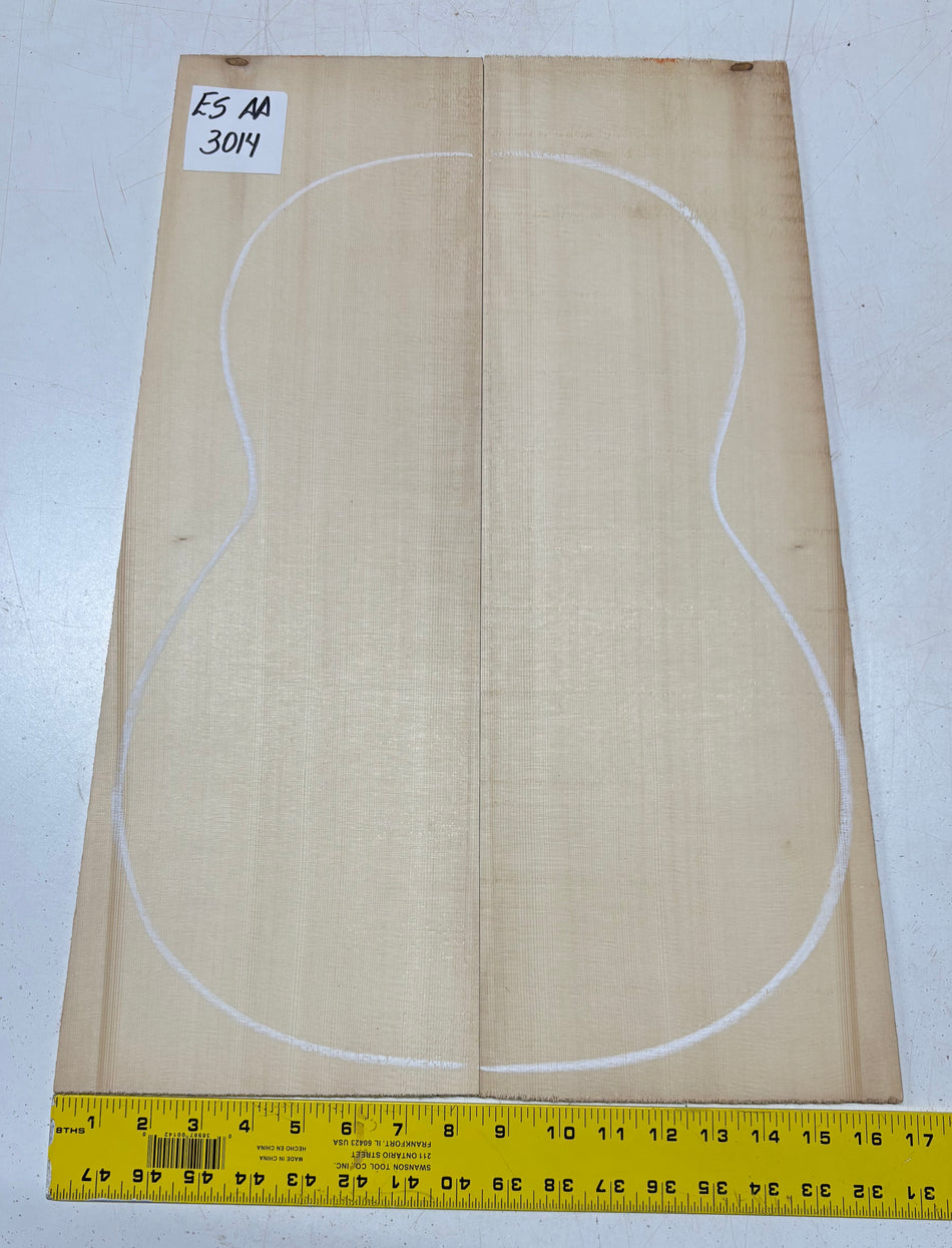Engelmann Spruce Guitar Top For Classical Guitars ES AA #3014