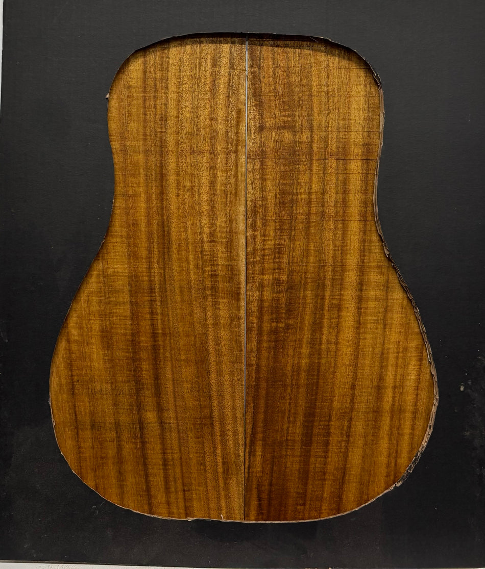 Golden Acacia Dreadnought Guitar Back & Side Set #1040