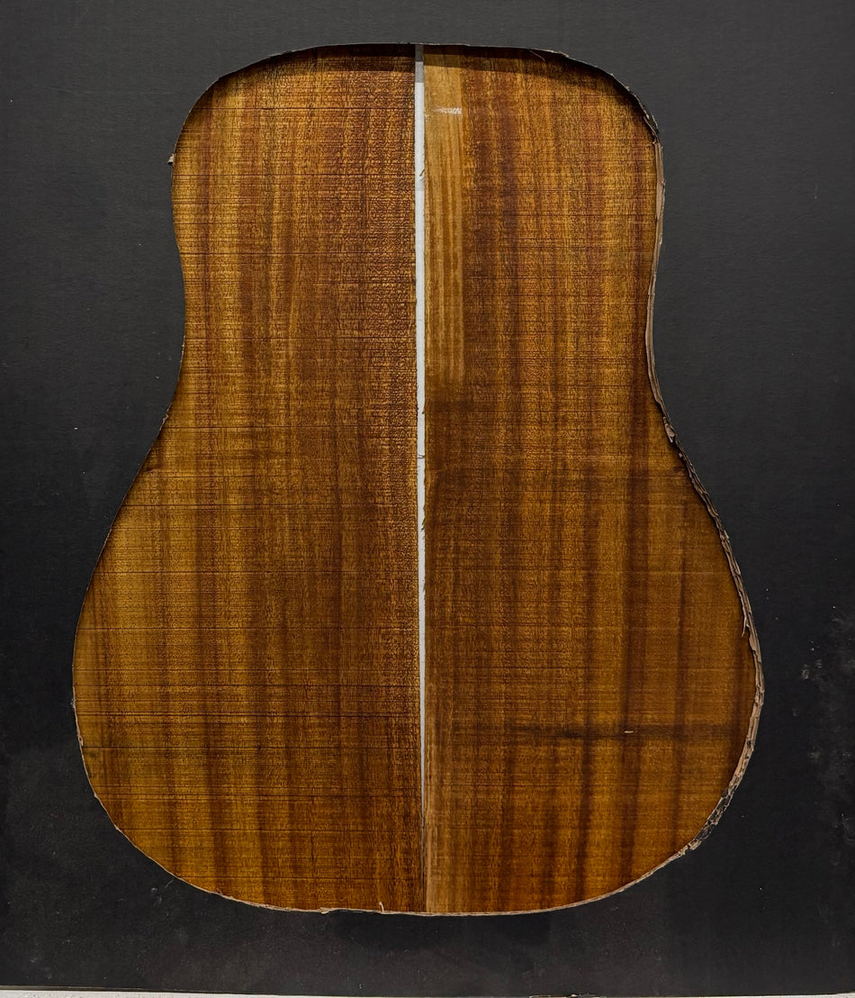 Golden Acacia Dreadnought Guitar Back & Side Set #1046
