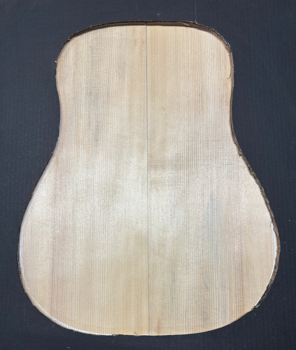 Sitka Spruce Dreadnought Guitar Top Bookmatched AA Grade #4007