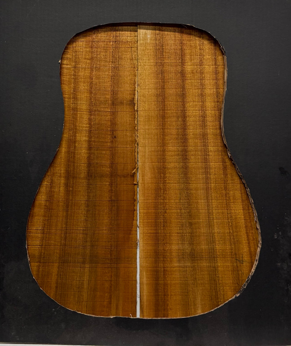 Golden Acacia Dreadnought Guitar Back & Side Set #1049