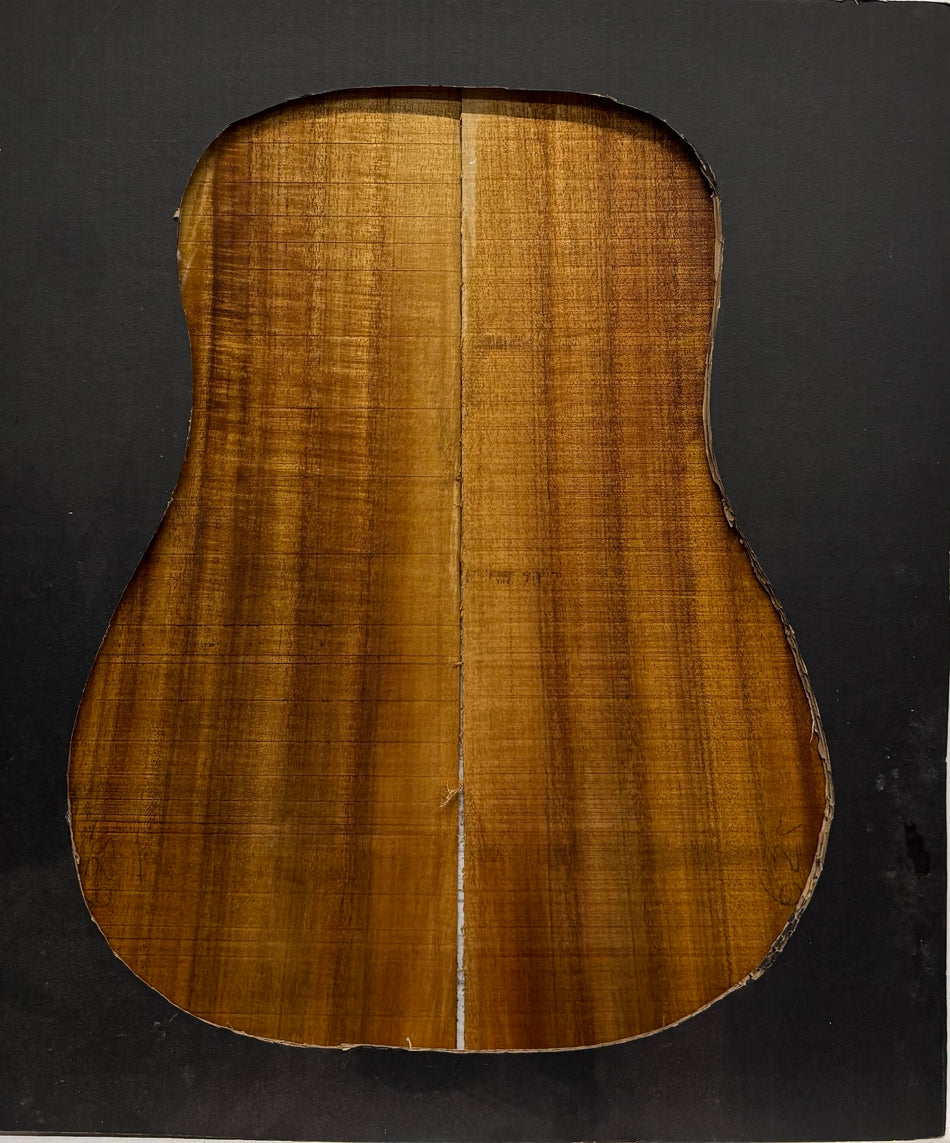 Golden Acacia Dreadnought Guitar Back & Side Set #1050