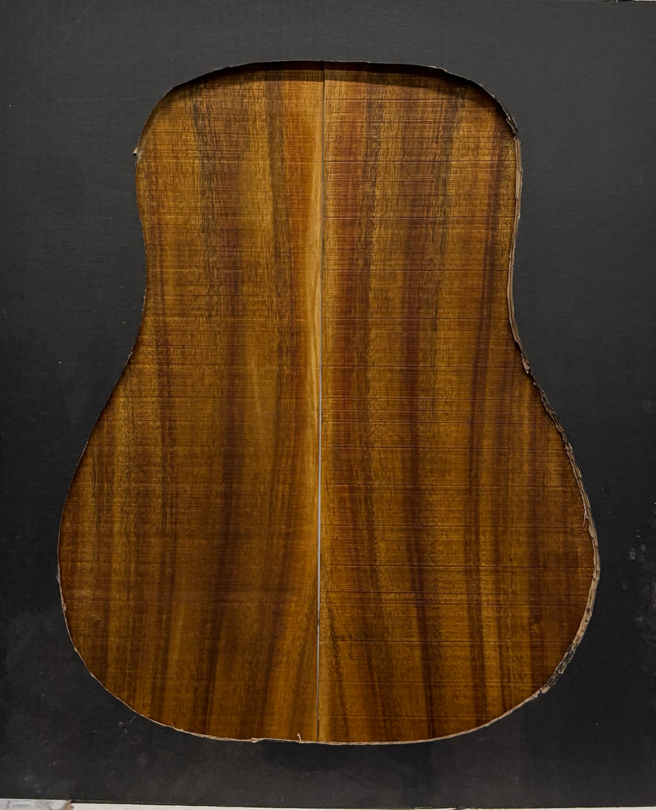 Golden Acacia Dreadnought Guitar Back & Side Set #1051