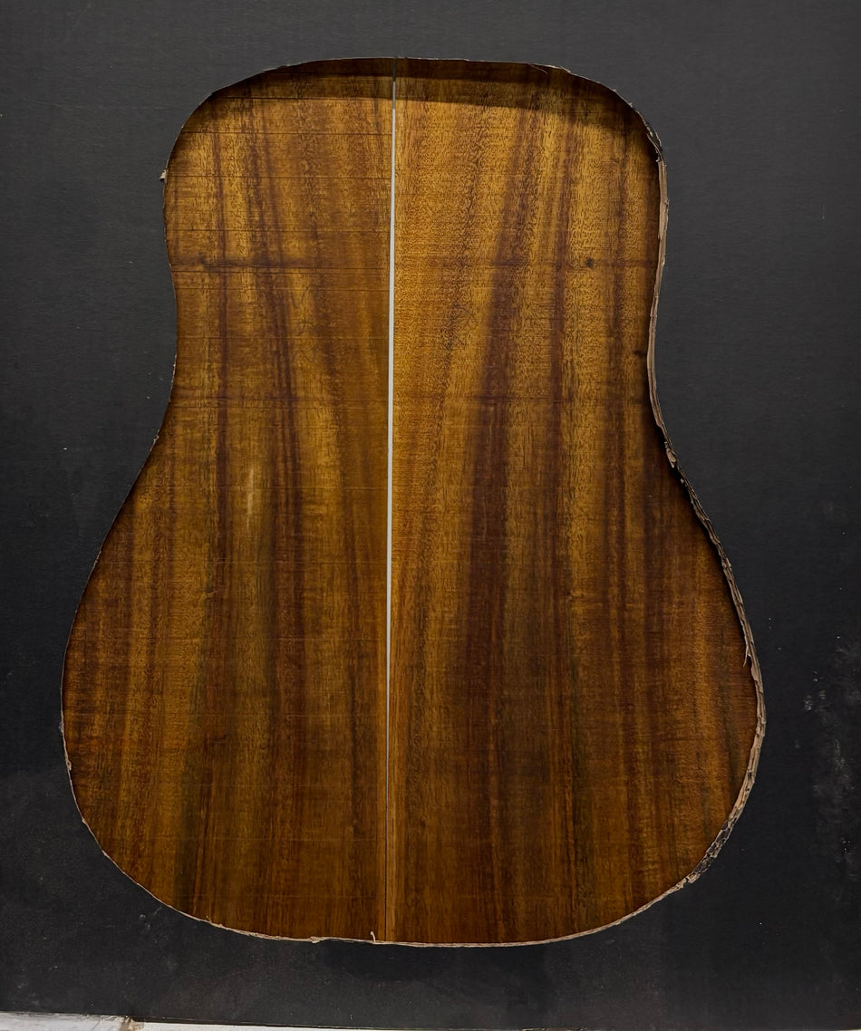 Golden Acacia Dreadnought Guitar Back & Side Set #1052