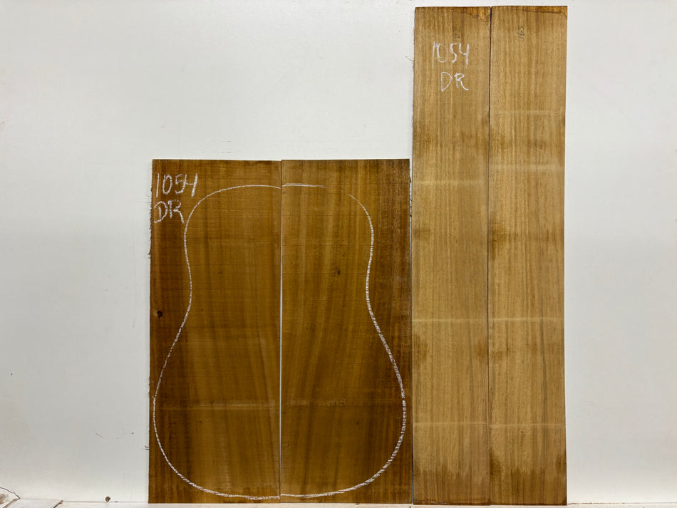 Golden Acacia Dreadnought Guitar Back & Side Set #1054