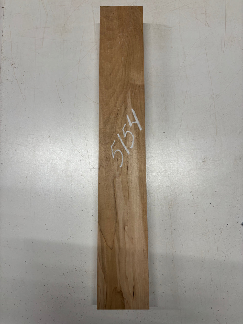 1 Piece, Hard Maple Lumber Board Blank 23-1/2"x3-5/8"x1-7/8"#5154