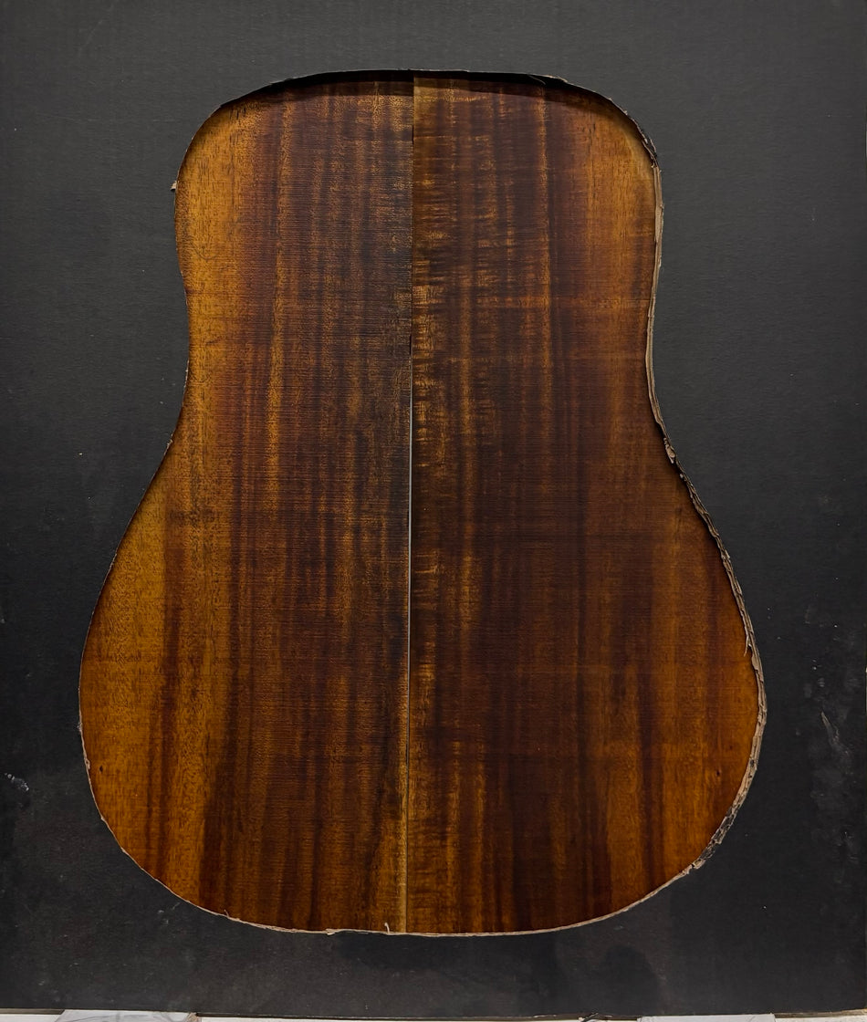 Golden Acacia Dreadnought Guitar Back & Side Set #1060