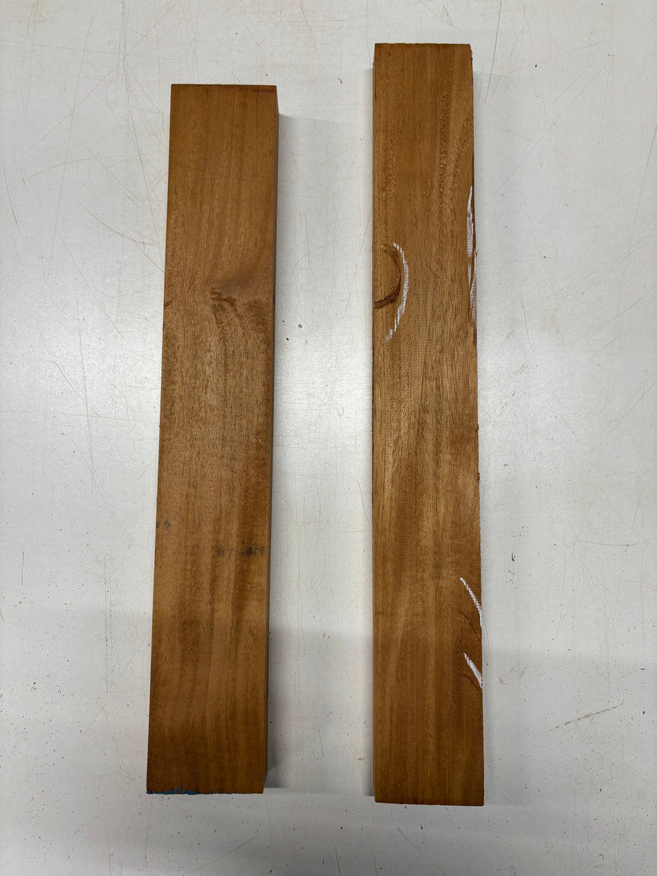 2 Pack, Honduras Mahogany Thin Stock Lumber  20"x3"x1-3/8" , 22"x3"x1-1/8"#5168