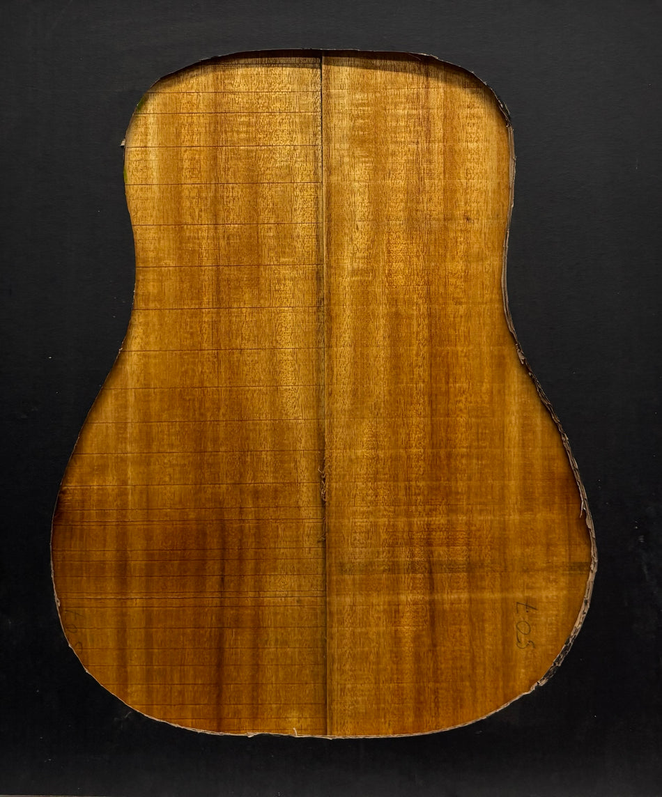 Golden Acacia Dreadnought Guitar Back & Side Set #1067
