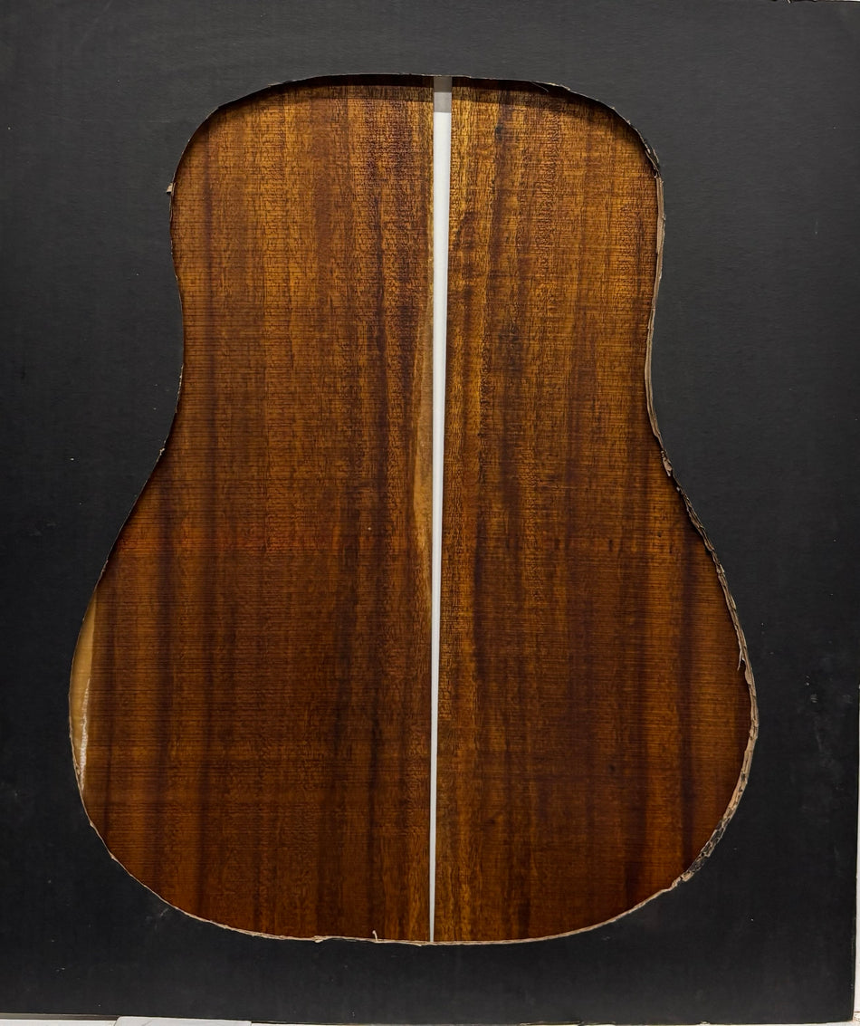 Golden Acacia Dreadnought Guitar Back & Side Set #1069