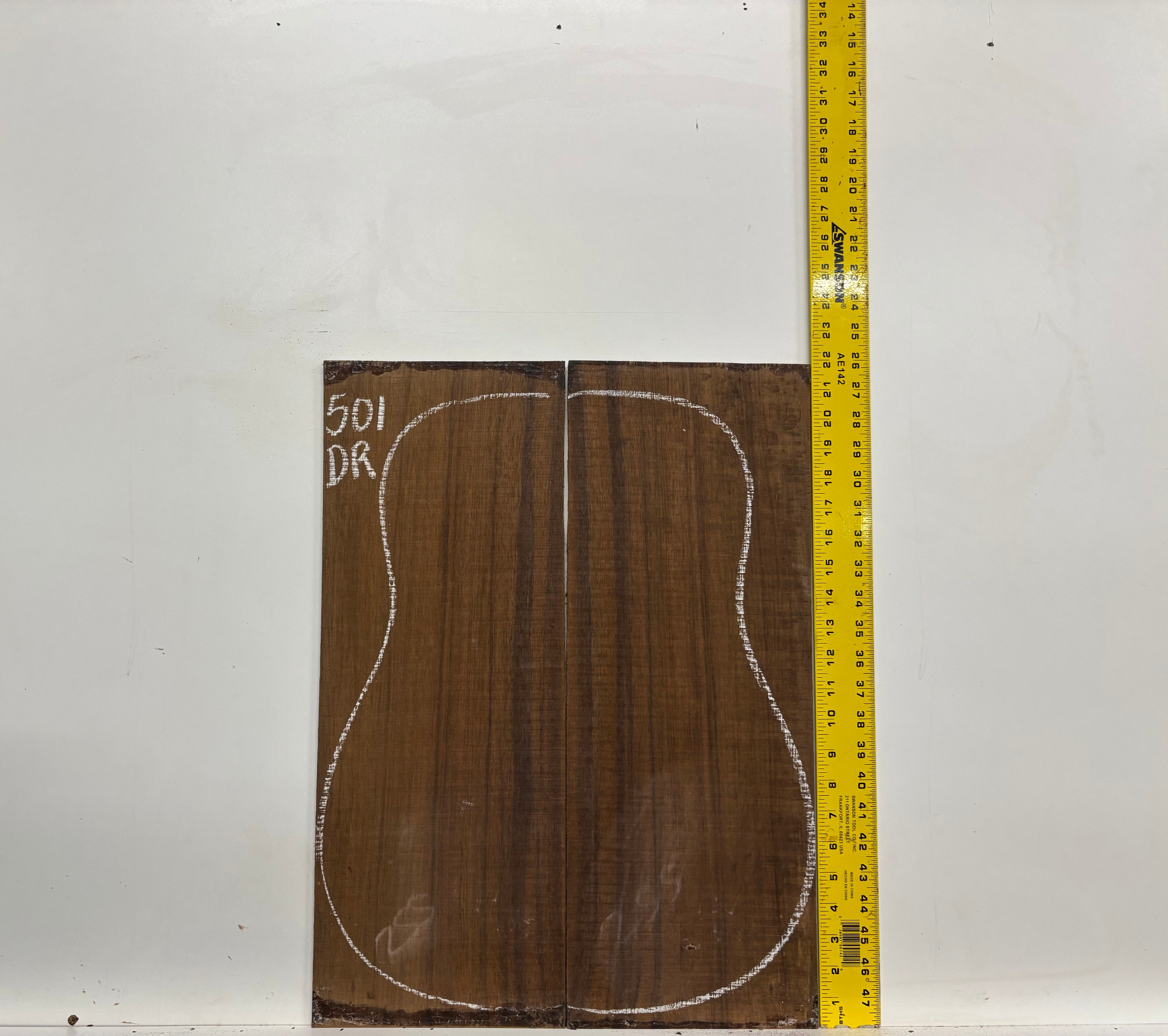 Indian Laurel Dreadnought Guitar Back and Side Set #501 - Exotic Wood Zone
