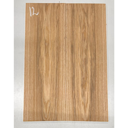 White Ash Bookmatched Guitar Drop Tops 21" x 7-1/4" x 1/4" #12 - Exotic Wood Zone - Buy online Across USA 