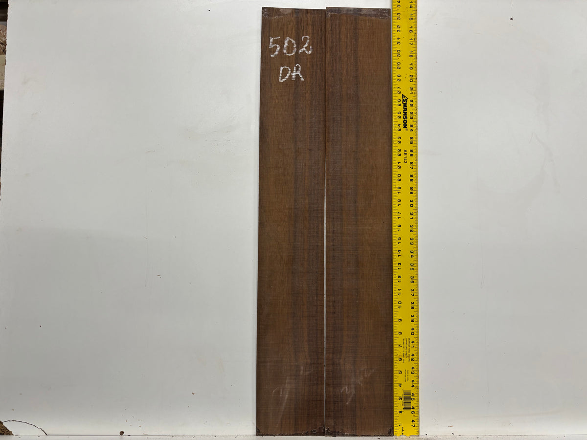 Indian Laurel Dreadnought Guitar Back and Side Set #502 - Exotic Wood Zone