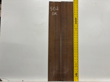 Indian Laurel Dreadnought Guitar Back and Side Set #502 - Exotic Wood Zone