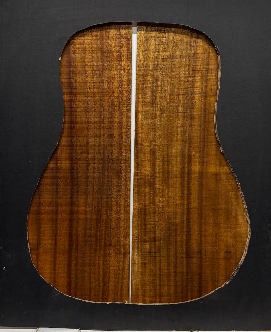 Golden Acacia Dreadnought Guitar Back & Side Set #1071