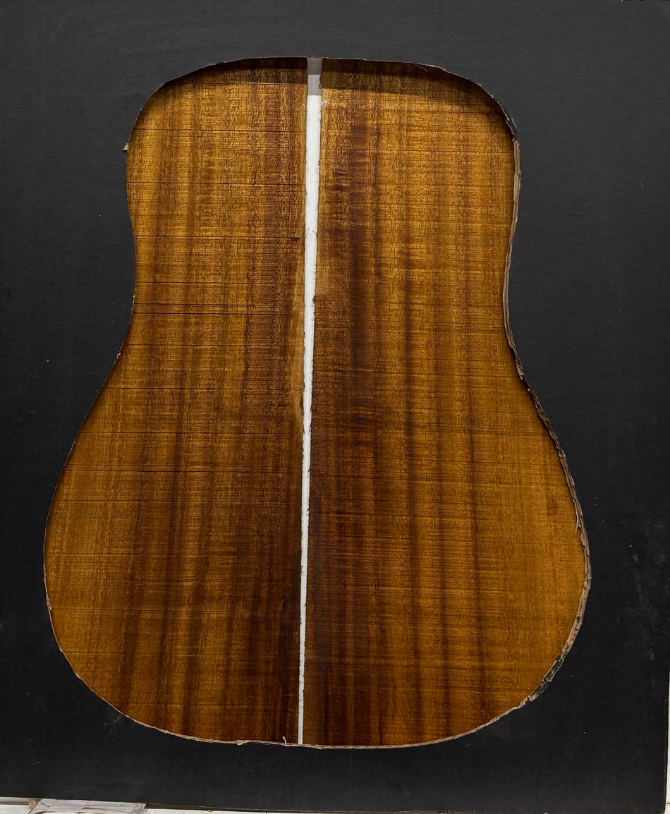 Golden Acacia Dreadnought Guitar Back & Side Set #1073