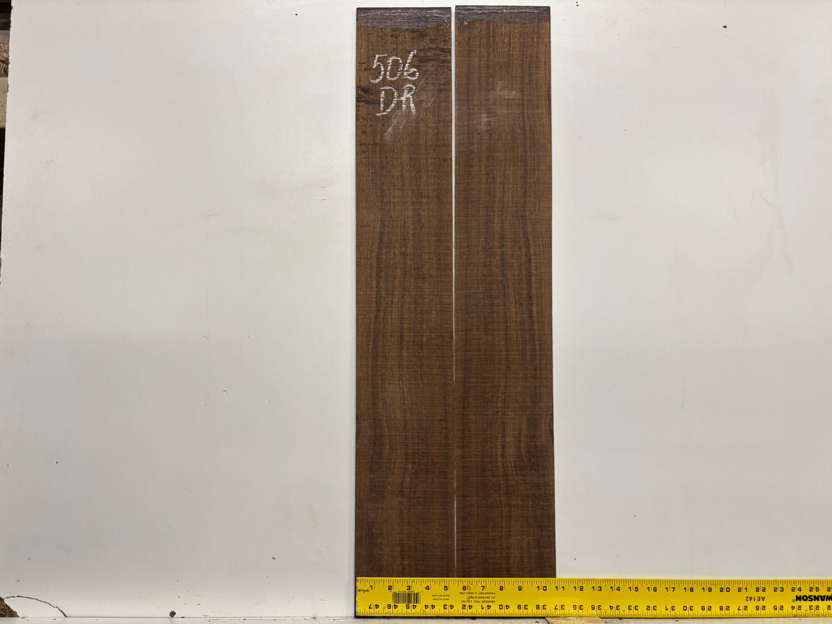Indian Laurel Dreadnought Guitar Back and Side Set #506 - Exotic Wood Zone