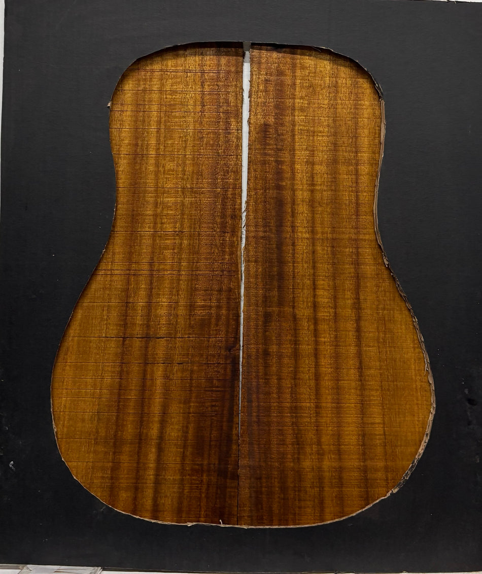 Golden Acacia Dreadnought Guitar Back & Side Set #1074