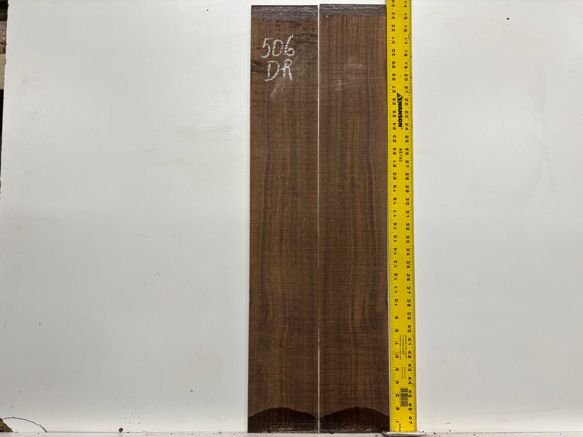 Indian Laurel Dreadnought Guitar Back and Side Set #506 - Exotic Wood Zone