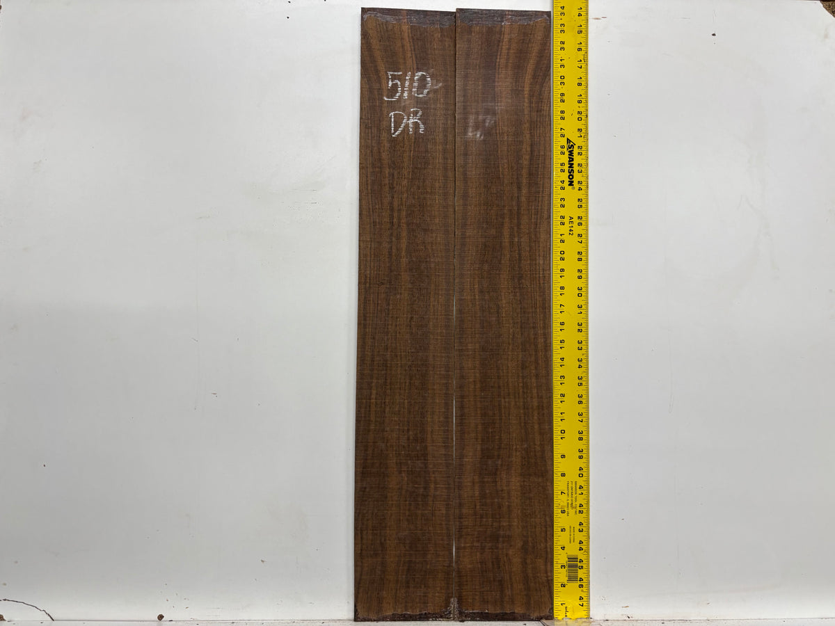 Indian Laurel Dreadnought Guitar Back and Side Set #510 - Exotic Wood Zone