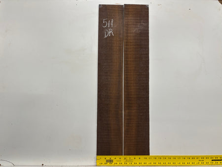 Indian Laurel Dreadnought Guitar Back and Side Set #511 - Exotic Wood Zone