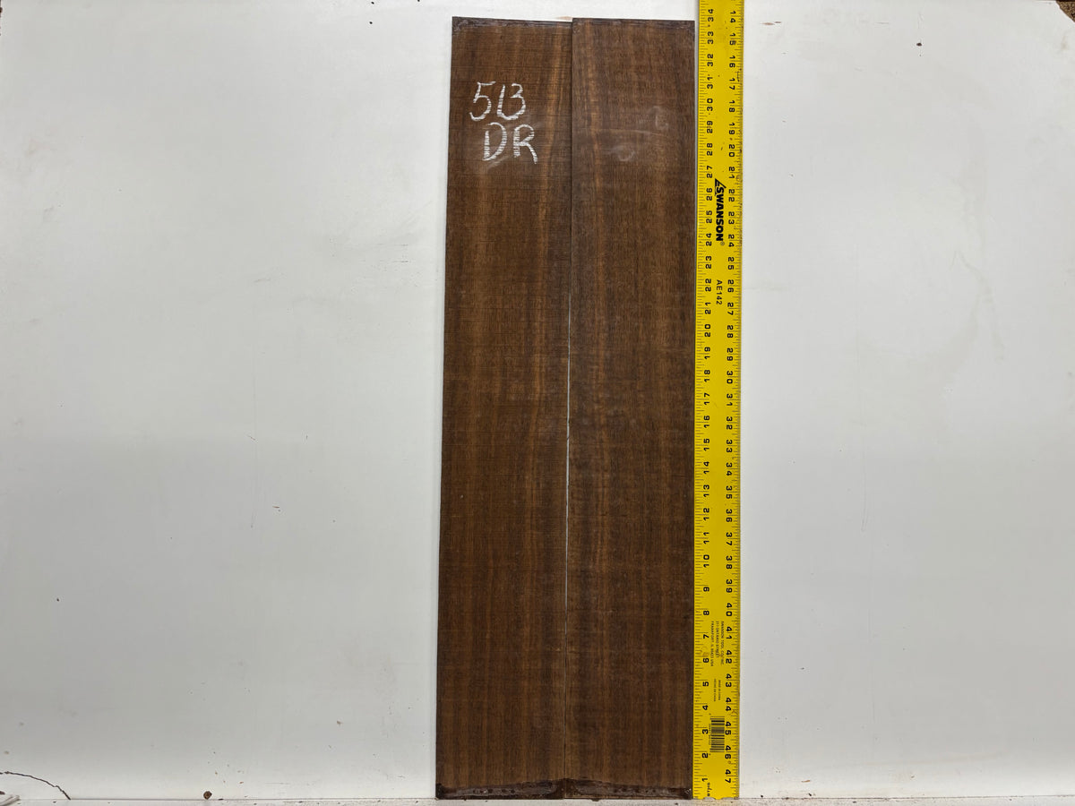 Indian Laurel Dreadnought Guitar Back and Side Set #513 - Exotic Wood Zone