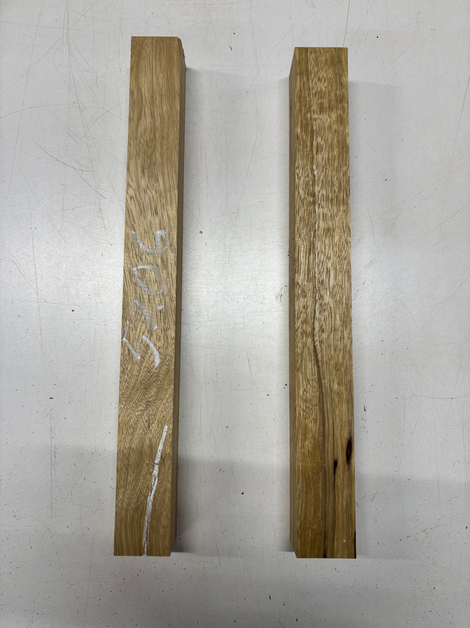 2 Pack, White Limba Turning Wood Blanks 18-1/2"x1-7/8"x1-7/8"#5206