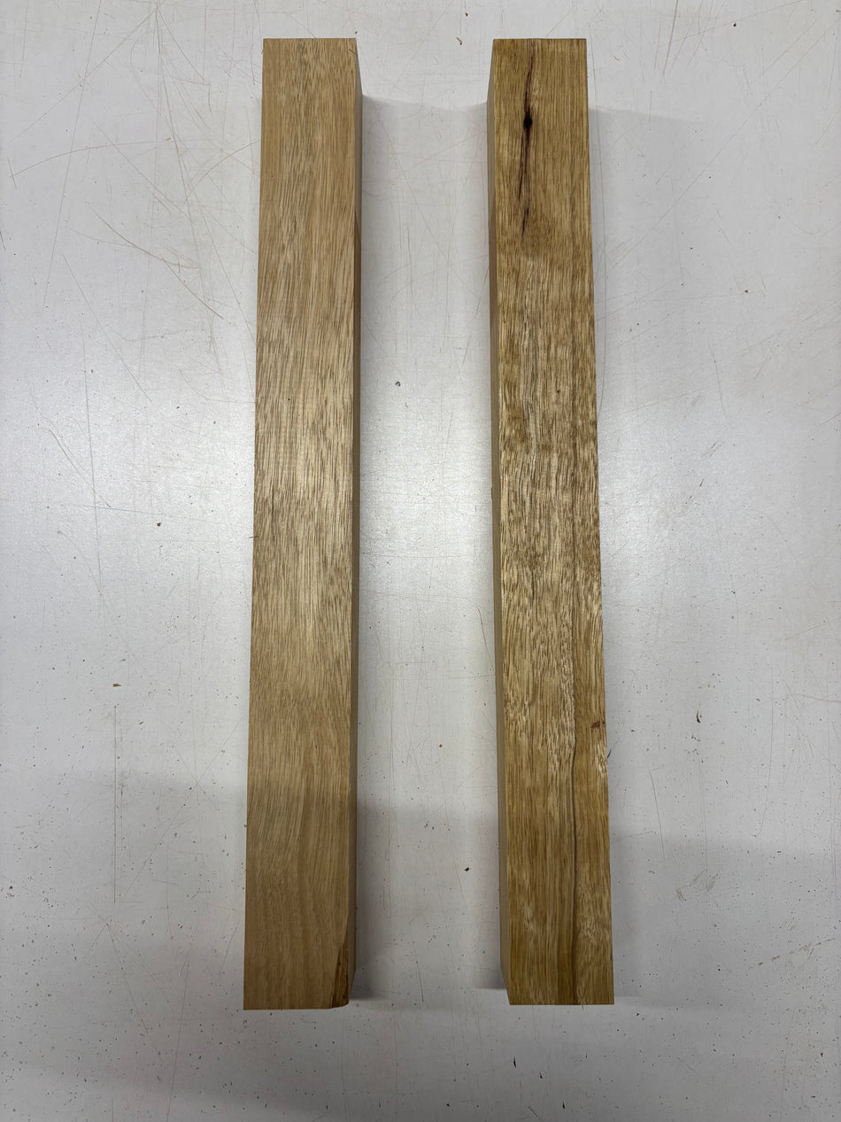2 Pack, White Limba Turning Wood Blanks 18-1/2"x1-7/8"x1-7/8"#5206