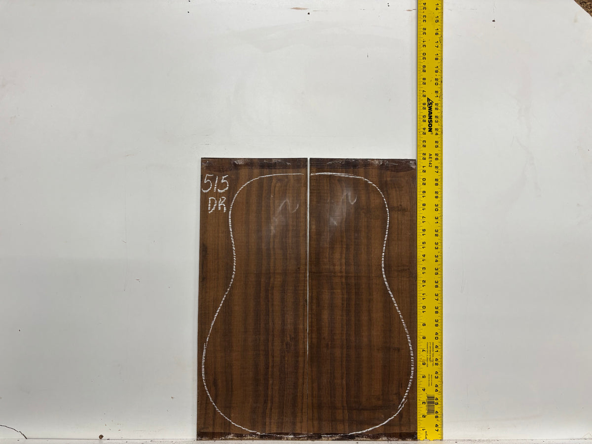 Indian Laurel Dreadnought Guitar Back and Side Set #515 - Exotic Wood Zone